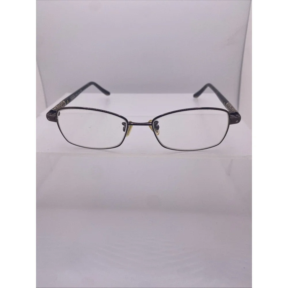 Coach Eyeglasses FRAMES ONLY Gertie 51-16-135 Brown Tortoise 383 - Picture 8 of 16